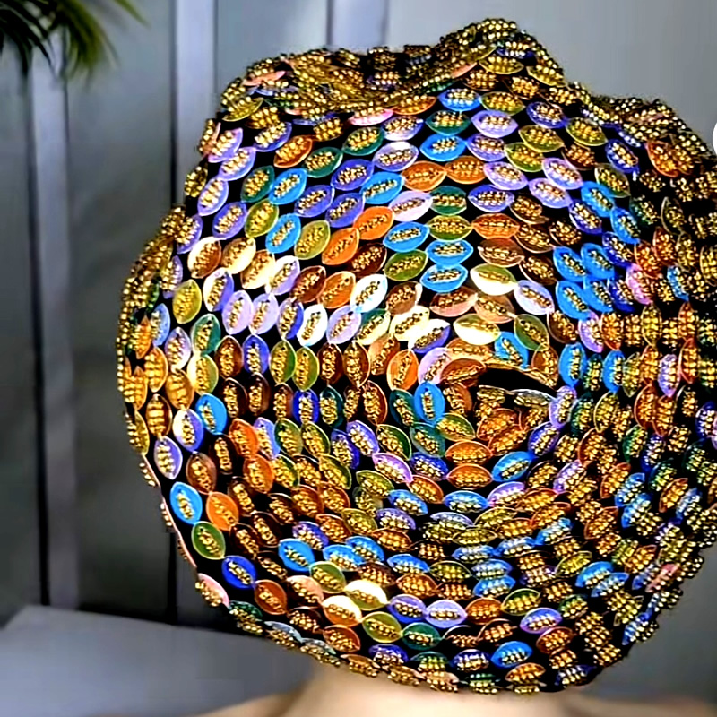Sequin Beret - Multi Color
